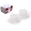 Komplet dwóch filiżanek ESPRESSO z podstawkami 90ml RAVI